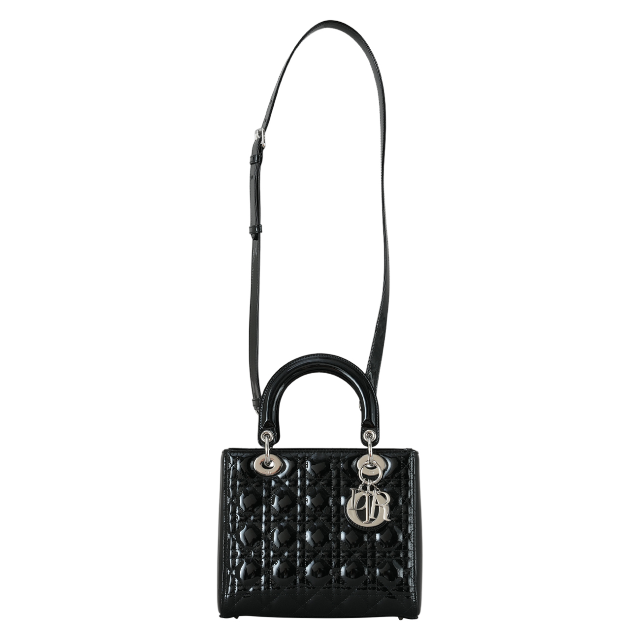 CHRISTIAN DIOR(USED)크리스찬디올 페이던트 레이디디올 까나쥬 미듐